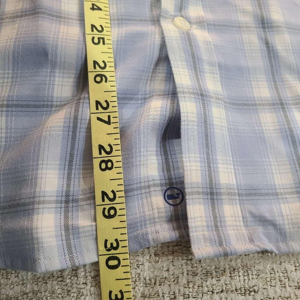 NEW Vineyard Vines Shirt Brushed Twill Plaid On The Go OTG Performance Button Up - Picture 8 of 11